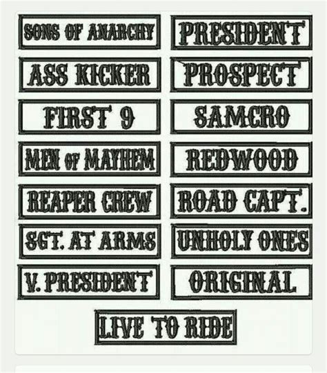 sons of anarchy ranks|sons of anarchy motorcycle club rank.